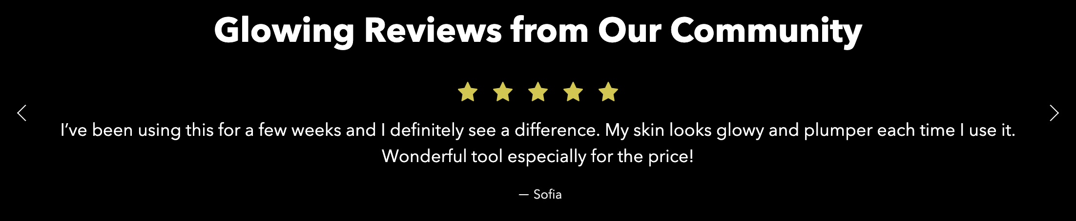 Testimonial highlights
